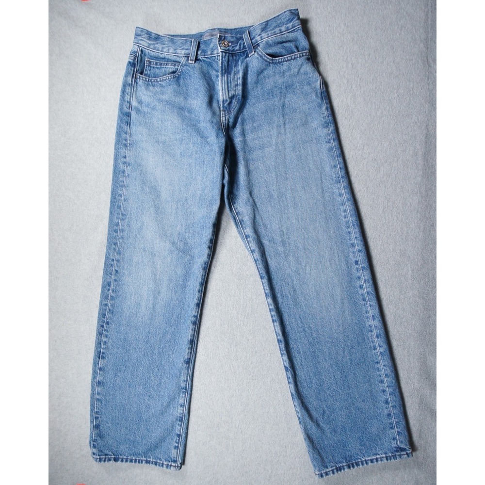 Uniqlo Pants Womens 26x31 Blue Denim Jeans JW Anderson Straight Leg Ladies